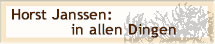 Horst Janssen: in allen Dingen