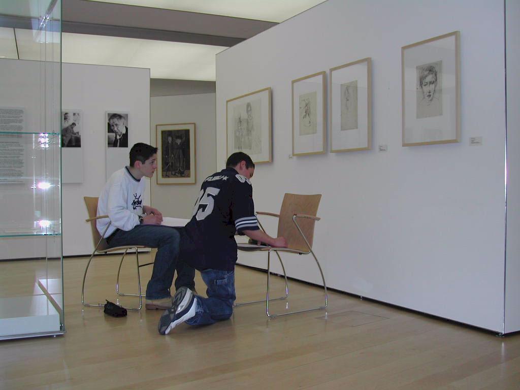 Zeichnen im Museum