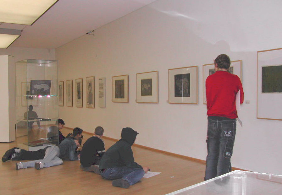 Zeichnen im Museum