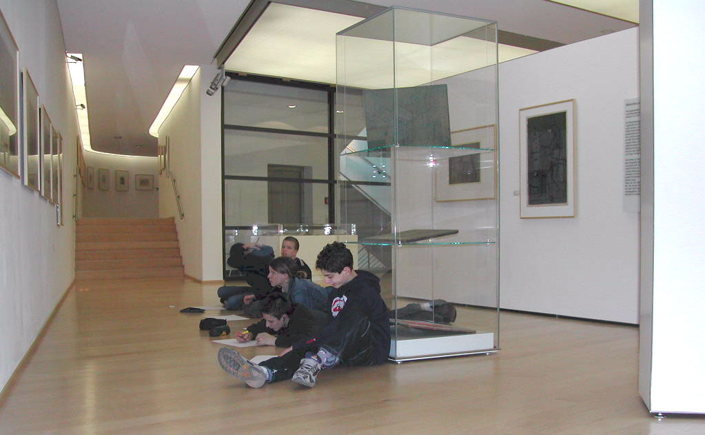 Zeichnen im Museum